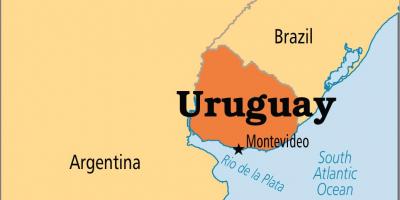 Uruguay capital mapa