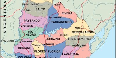 Mapa de maldonado Uruguay