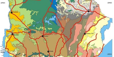 Mapa de Uruguay climático 